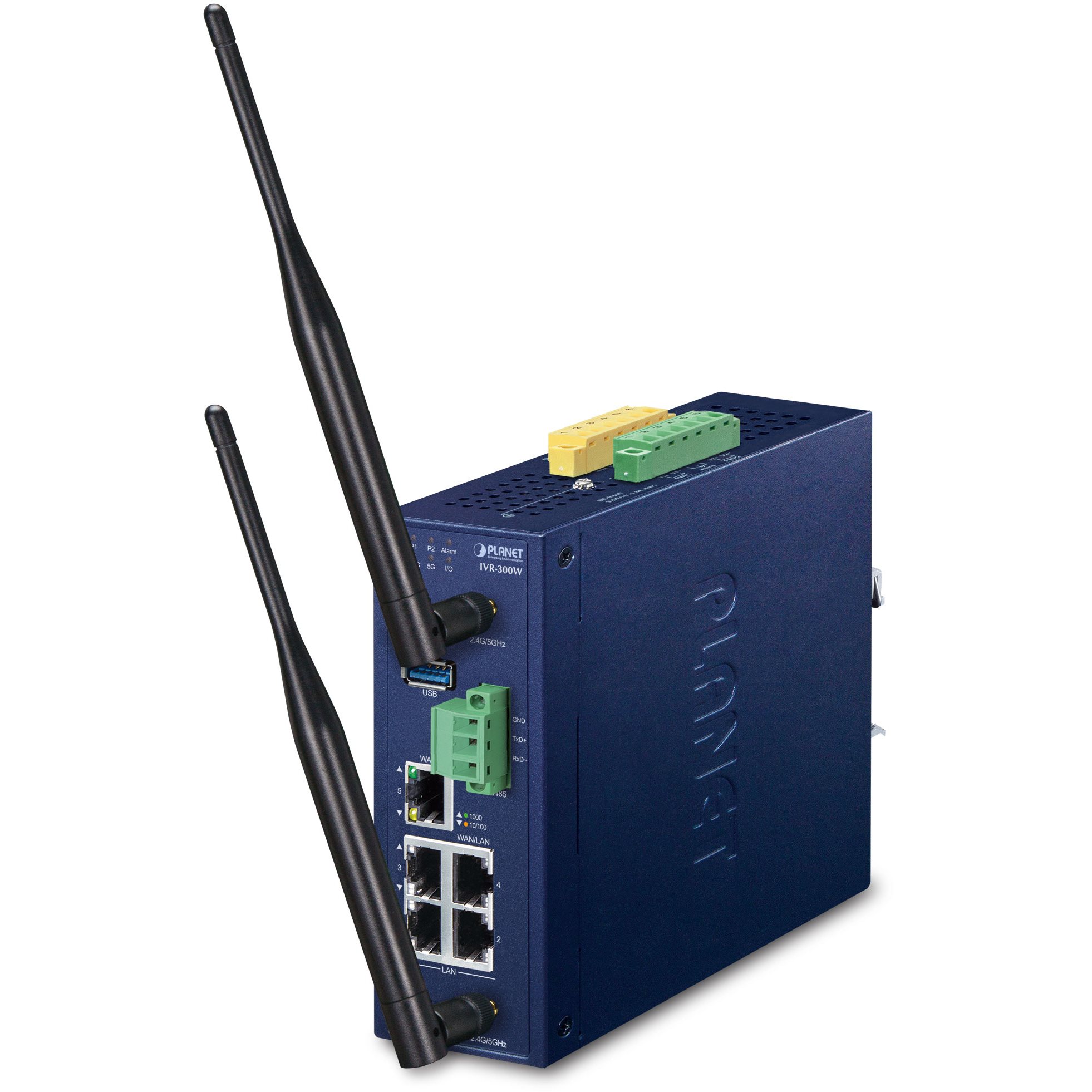   Routeurs  pro   Routeur indus VPN 5 ports Giga Wifi ax -40/75C IVR-300W