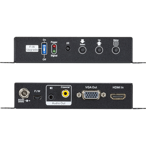 Convertisseur HDMI vers VGA + audio avec scaler VC812-AT-G